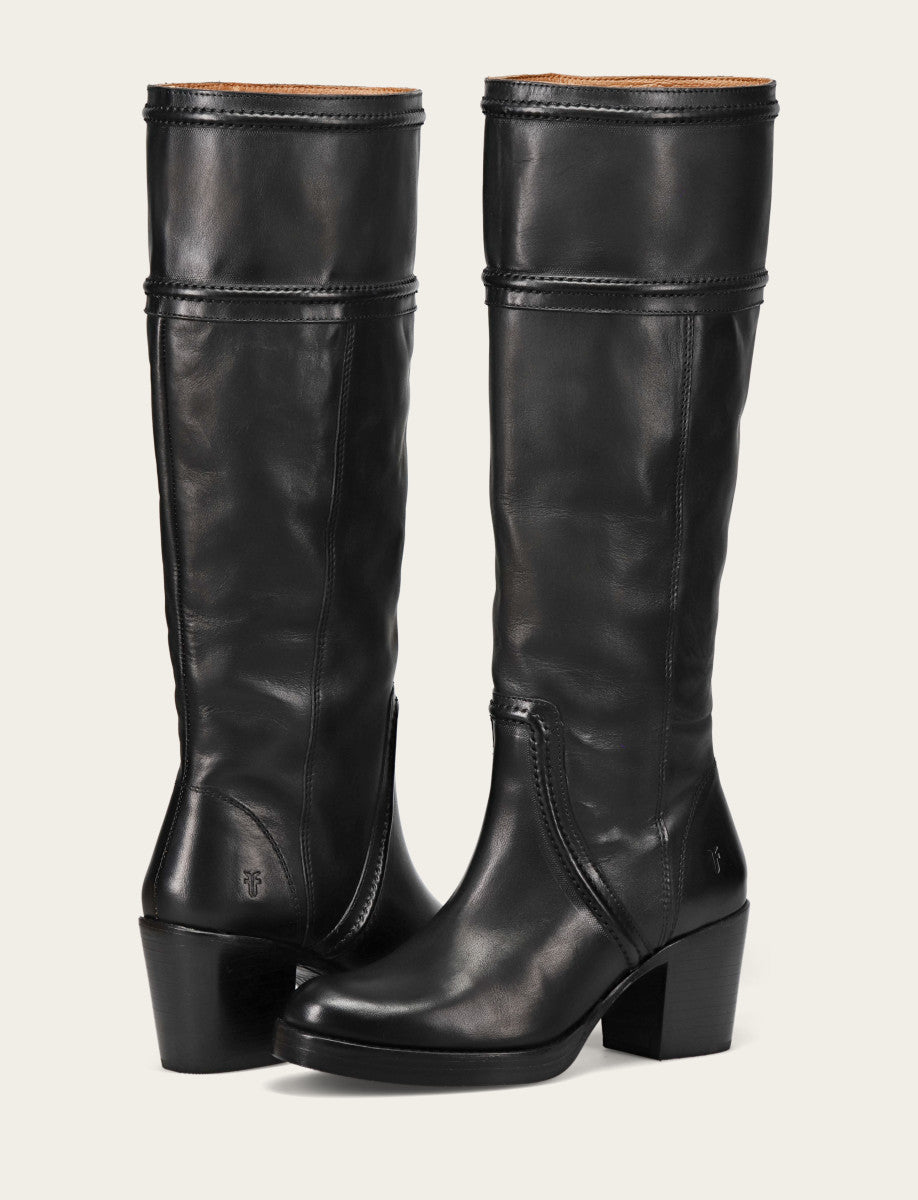 Jean Tall Pull On - Black - Pair