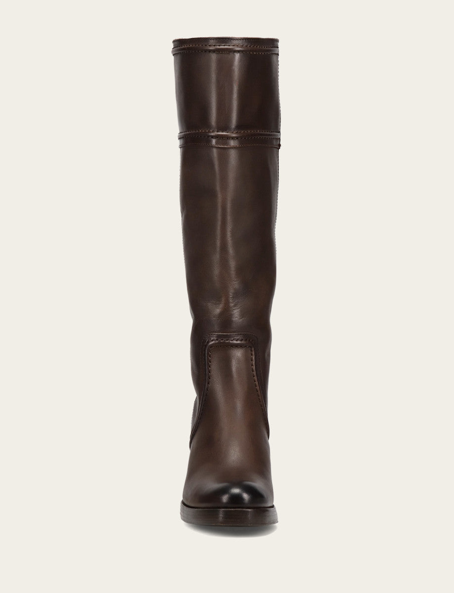 Jean Tall Pull On - Chocolate - Front