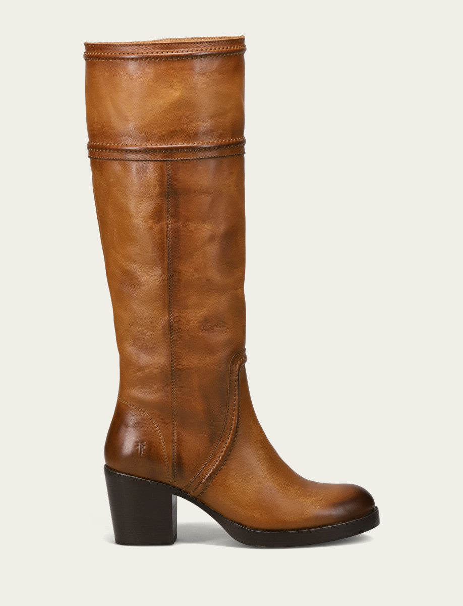 Jean Tall Pull On - Caramel - Outside