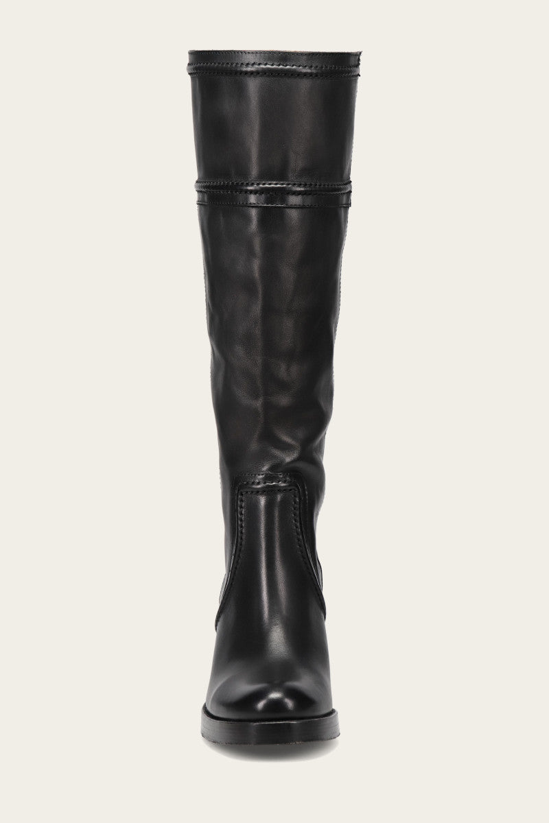 Jean Tall Pull On - Black - Front
