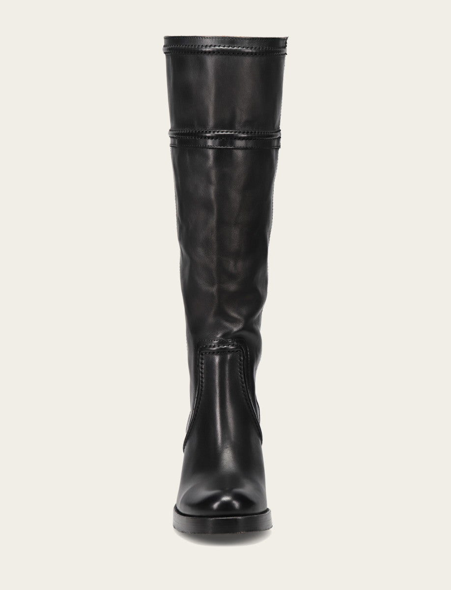 Jean Tall Pull On - Black - Front