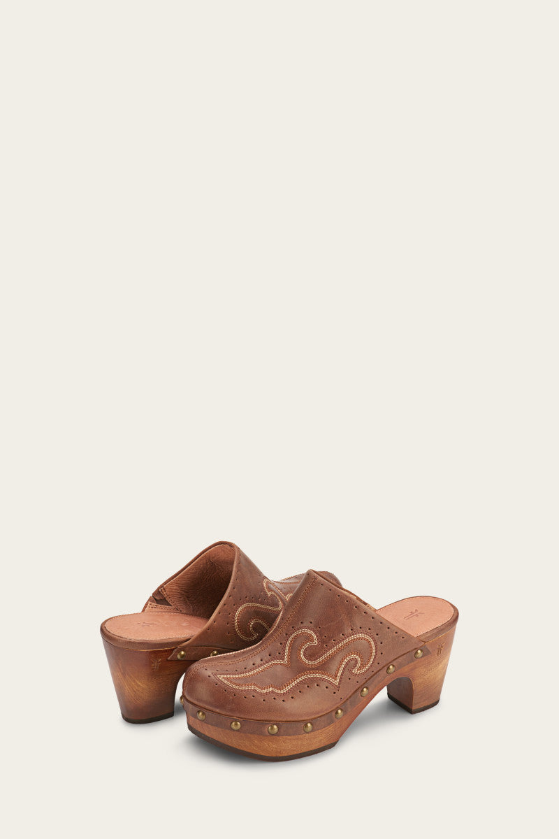 Jessica Clog - Dark Brown - Pair