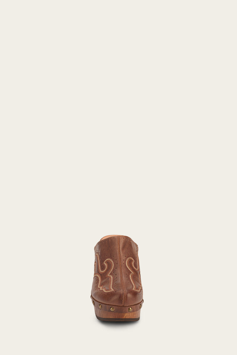 Jessica Clog - Dark Brown - Front
