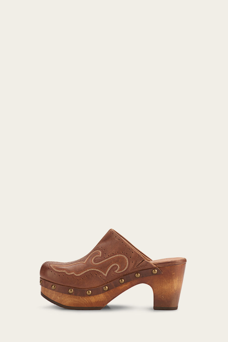 Jessica Clog - Dark Brown - Inside