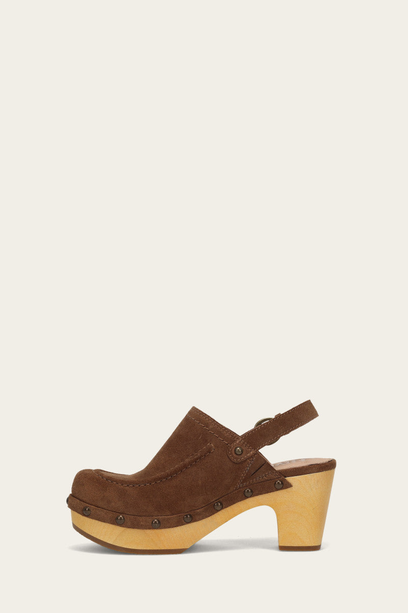 Jessica Slingback Clog - Walnut - Inside