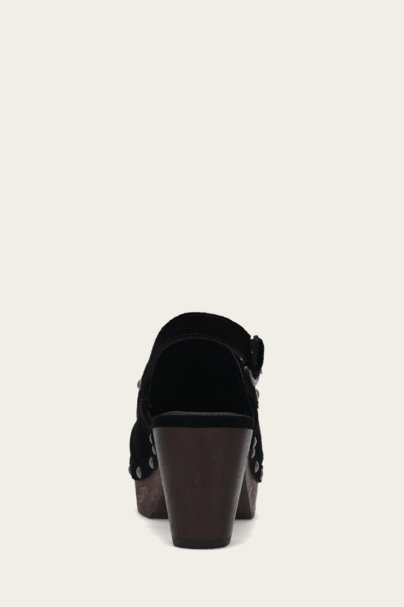 Jessica Slingback Clog - Black - Back