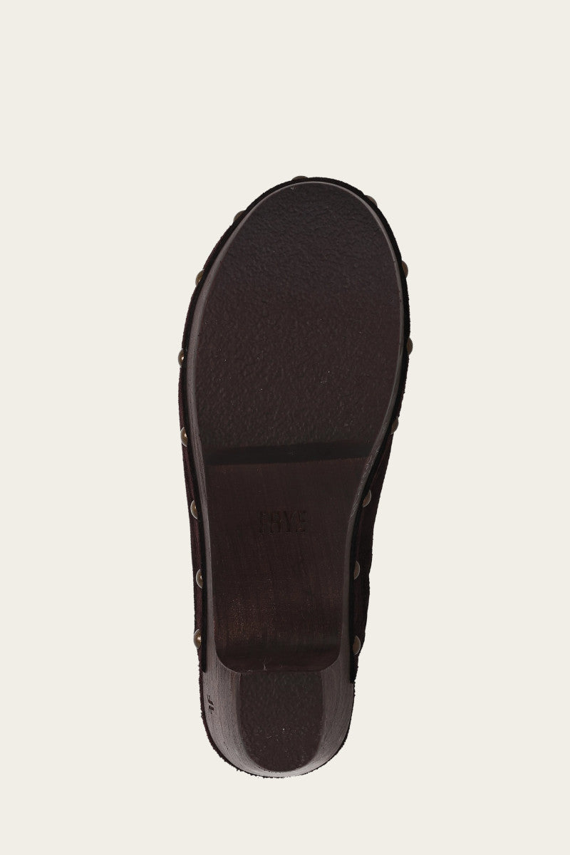 Jessica Slingback Clog - Chocolate - Sole