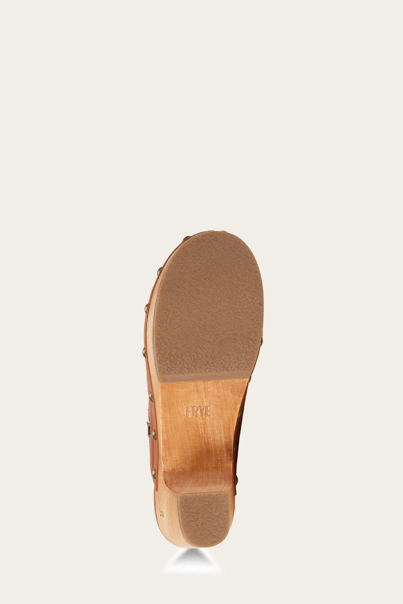 Jessica Studded Clog - Tan - Sole