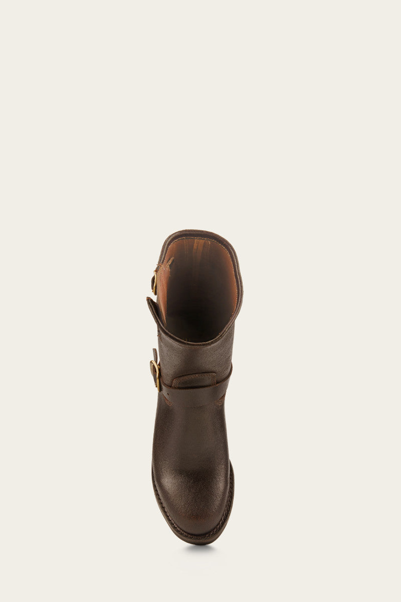 John Addison Engineer Inside Zip - Brown - Top Down