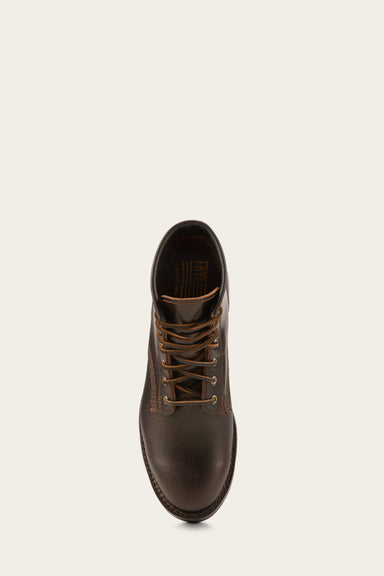 John Addison Lace Up - Brown - Top Down