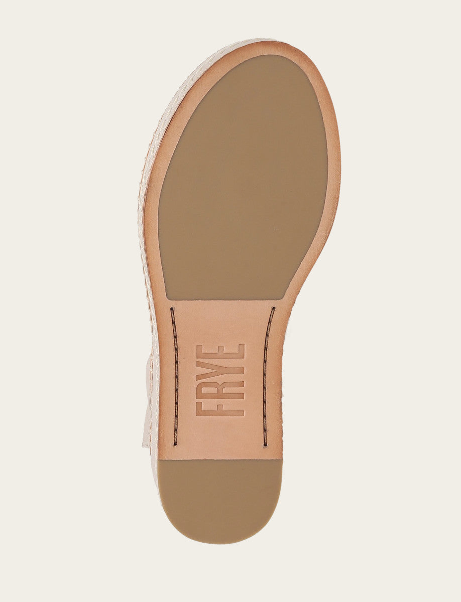 Joy Ankle Strap Platform Sandal - Ivory - Sole