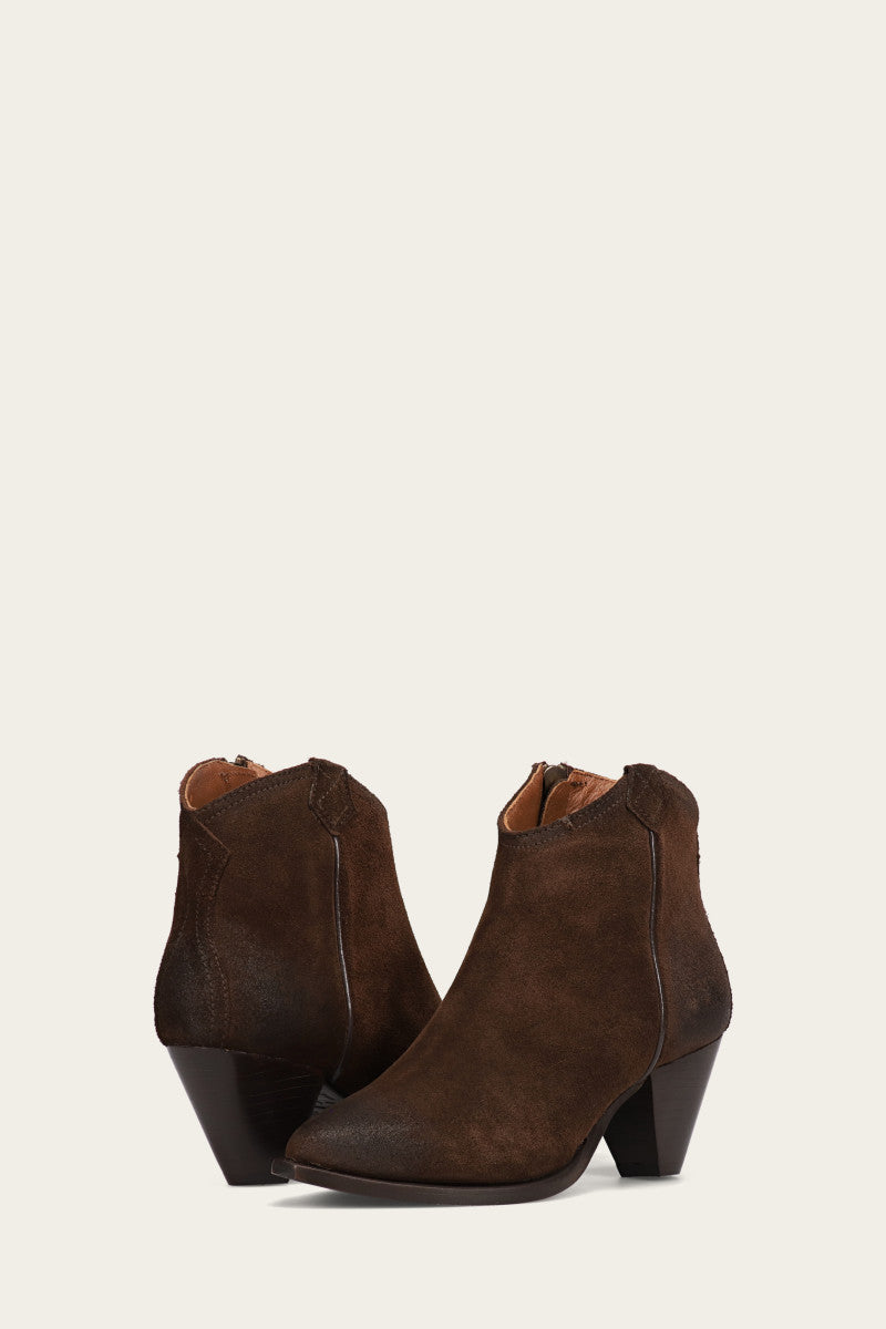 June Western Shootie - Chocolate - Pair