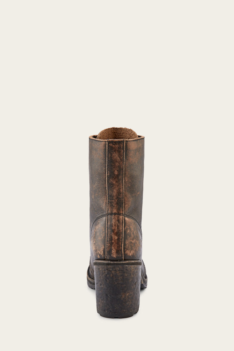 Karen Combat - Antiqued Black - Back