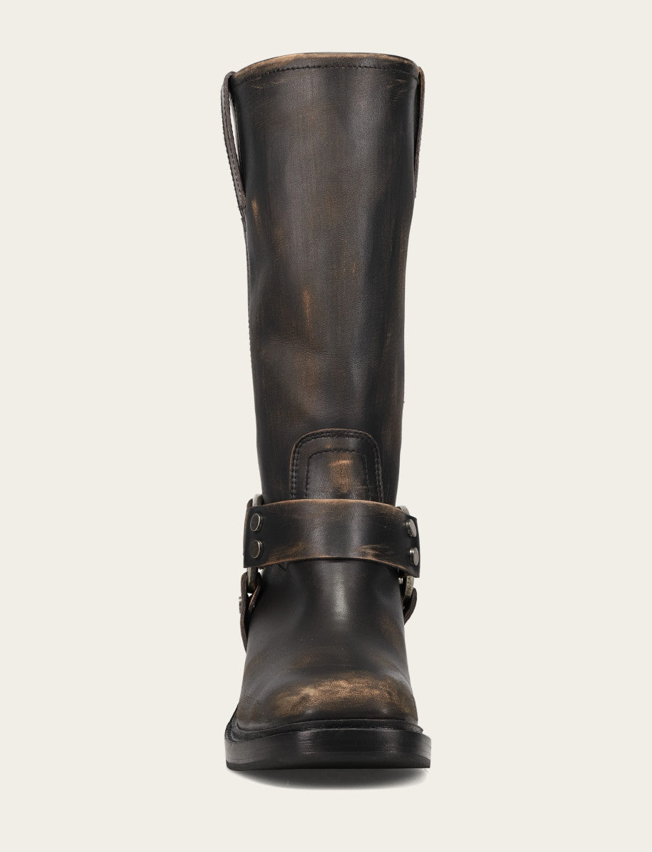 Kate Harness - Distressed Black - Front