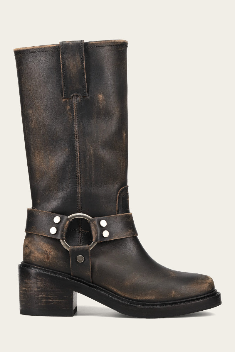 Kate Harness - Distressed Black - Outside