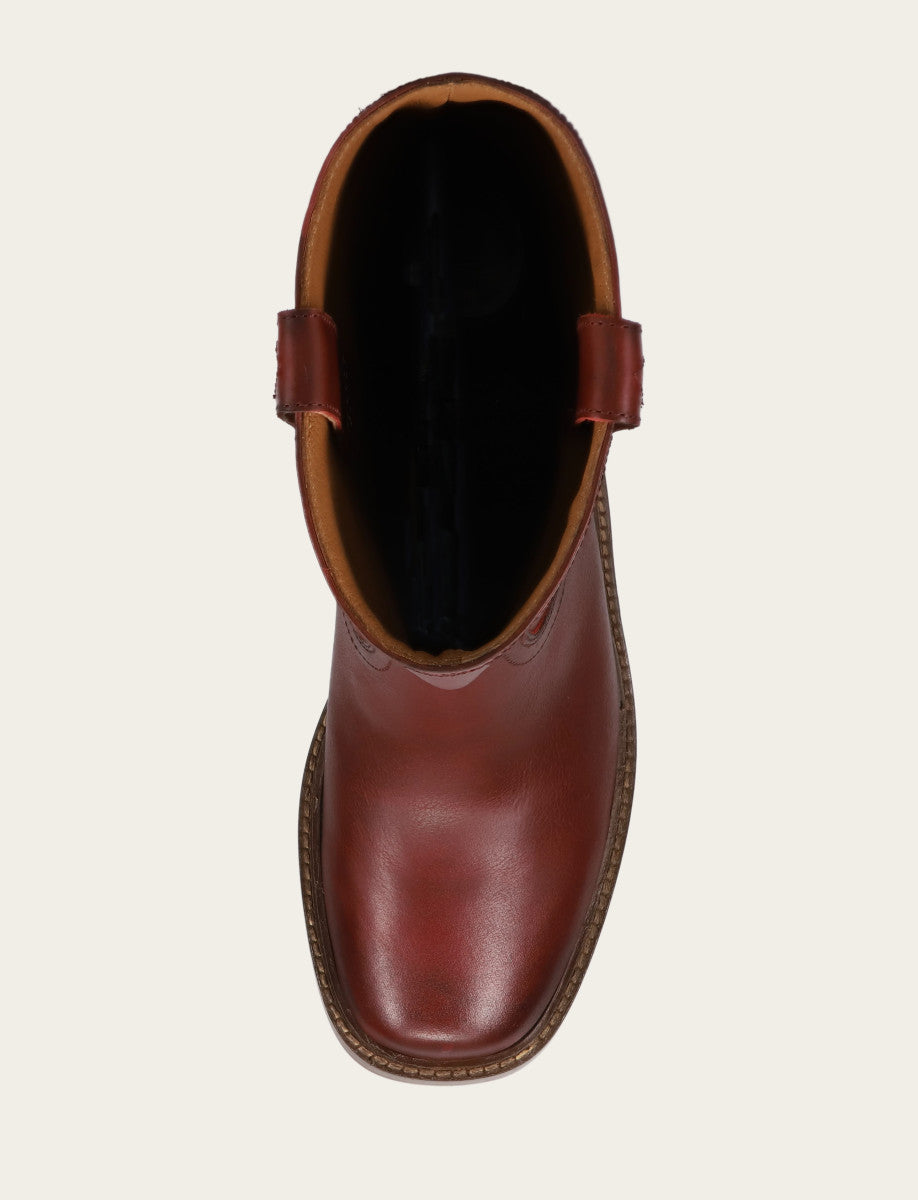 Kate Pull On - Merlot - Top Down