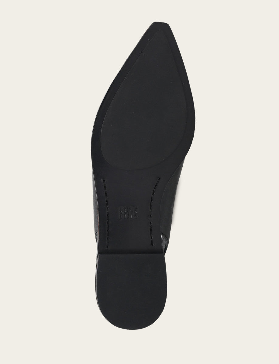 Kenzie Slingback Flat - Black - Sole