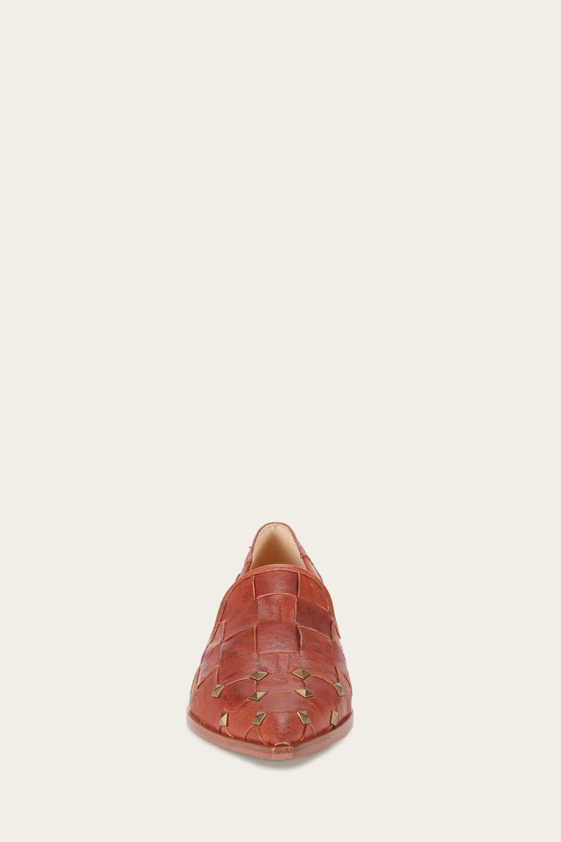 Kenzie Studded - Cognac - Front