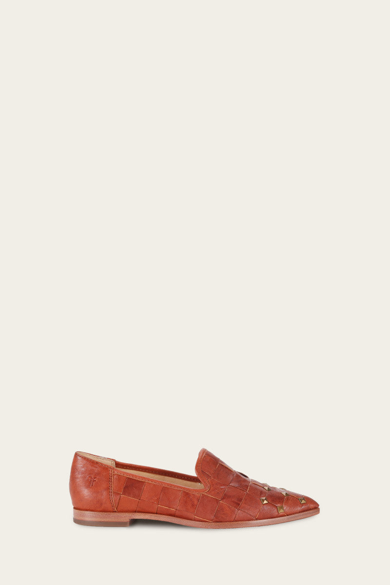 Kenzie Studded - Cognac - Outside
