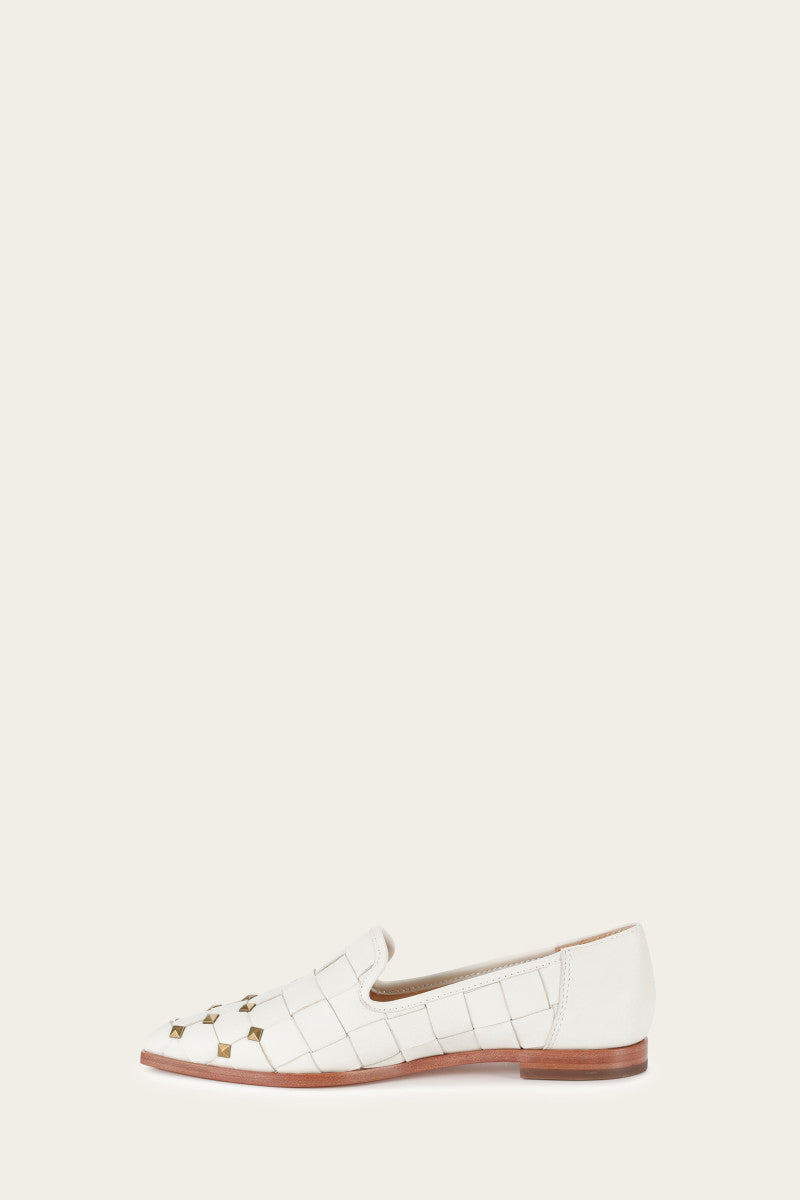 Kenzie Studded - White - Inside