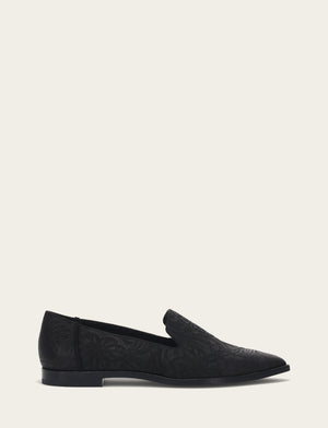 Kenzie Venetian - Black Floral - Outside