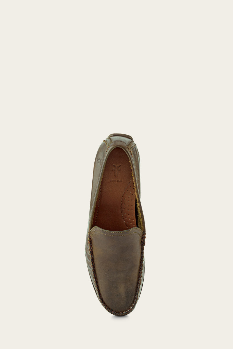 Lewis Venetian - Olive - Top Down