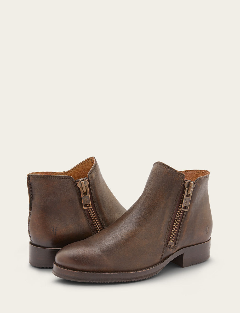 Madison Moto Shootie - Dark Brown - Pair