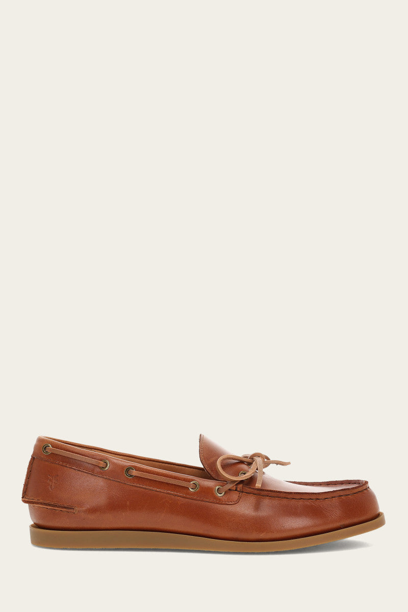 Mason One Eye Tie - Saddle - Outside