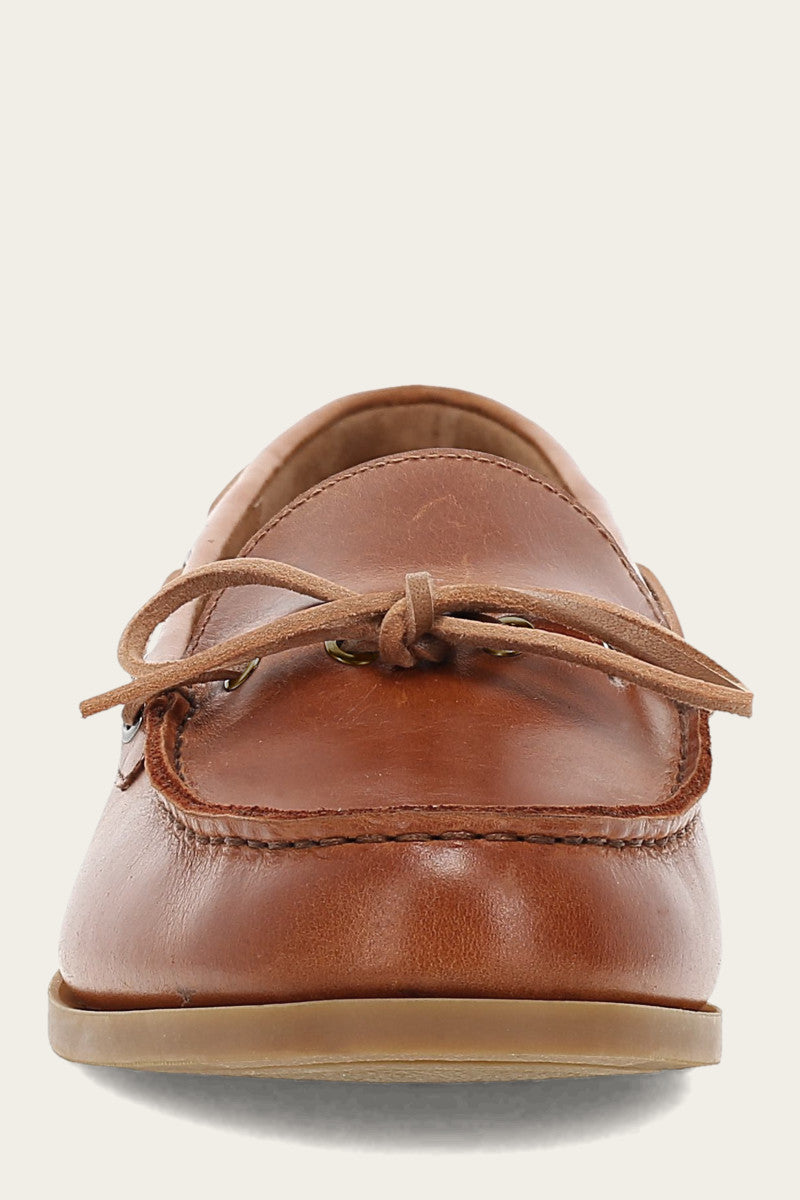 Mason One Eye Tie - Saddle - Front
