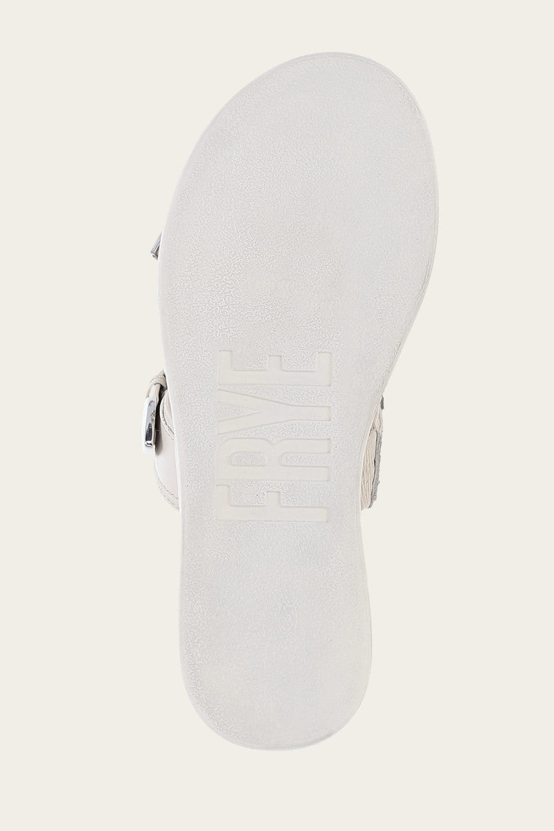Maya Buckle Sandal - Ivory - Sole