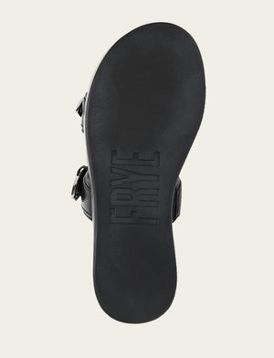 Maya Buckle Sandal - Black - Sole