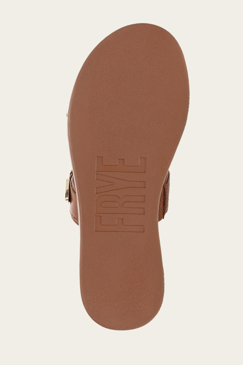 Maya Buckle Sandal - Dark Latte - Sole