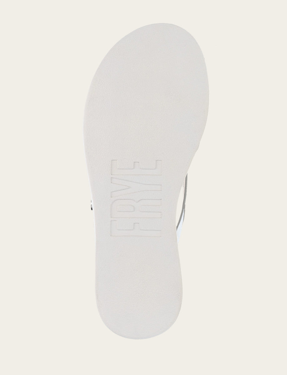 Maya Buckle Thong Sandal - Silver - Sole