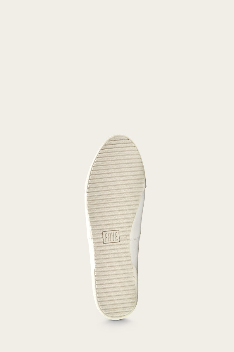 Melanie Slip On - White - Sole