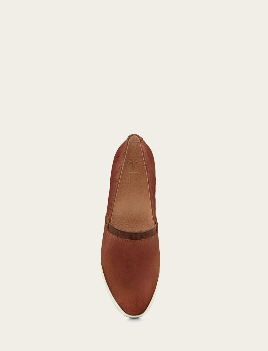 Melanie Slip On - Cognac - Top Down