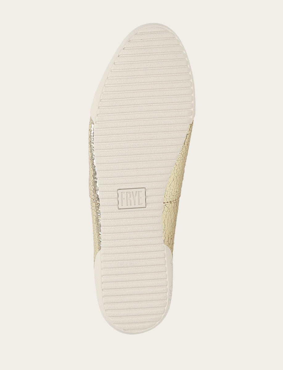 Melanie Slip On - Gold Mirror - Sole