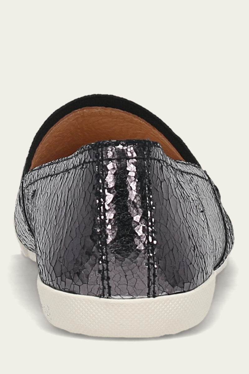 Melanie Slip On - Pewter Mirror - Back