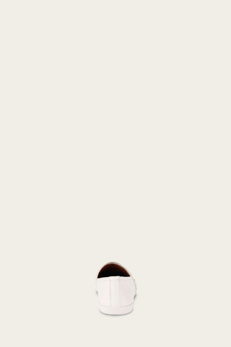 Melanie Slip On - White - Back