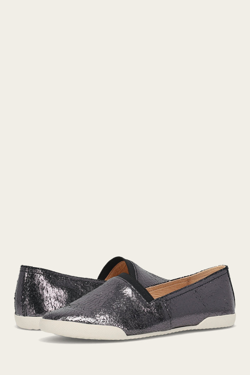 Melanie Slip On - Pewter Mirror - Pair