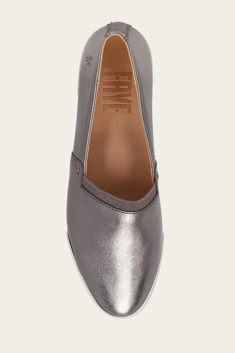 Melanie Slip On - Dark Pewter - Top Down