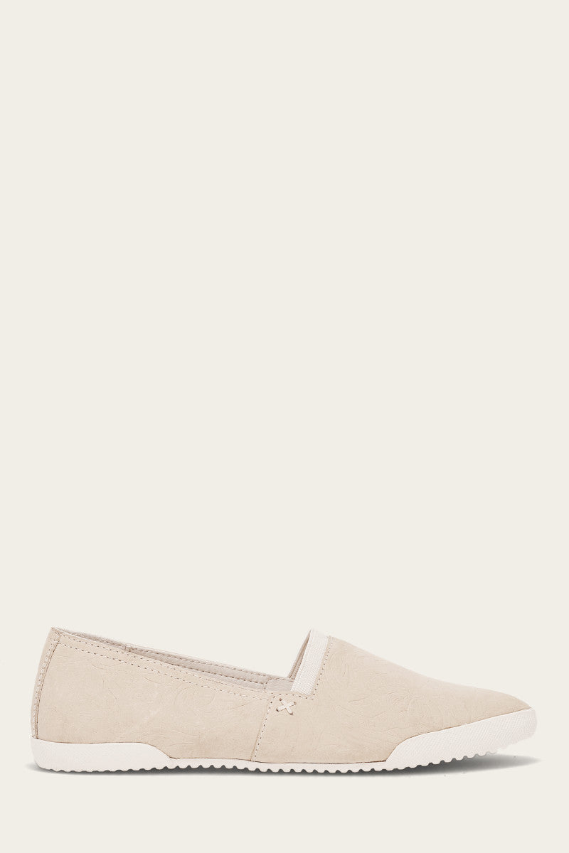 Melanie Slip On - Ivory - Outside