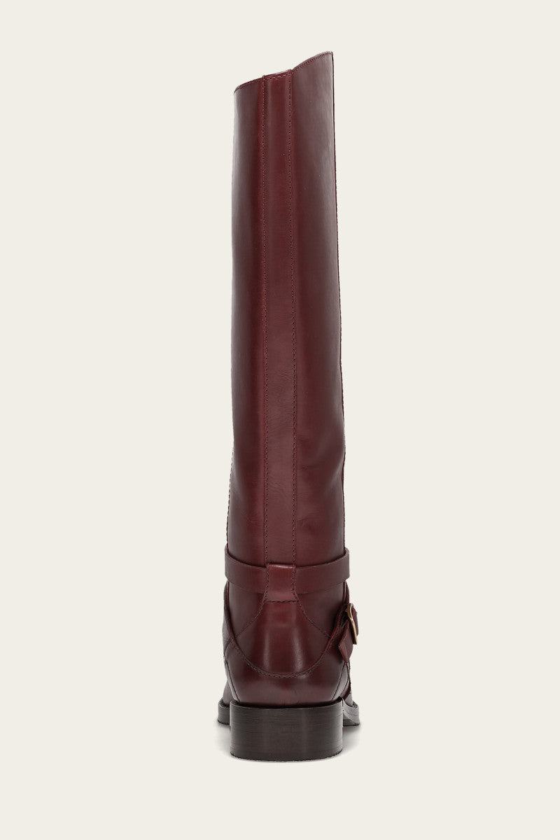 Melissa Belted Riding Wc - Merlot - Back