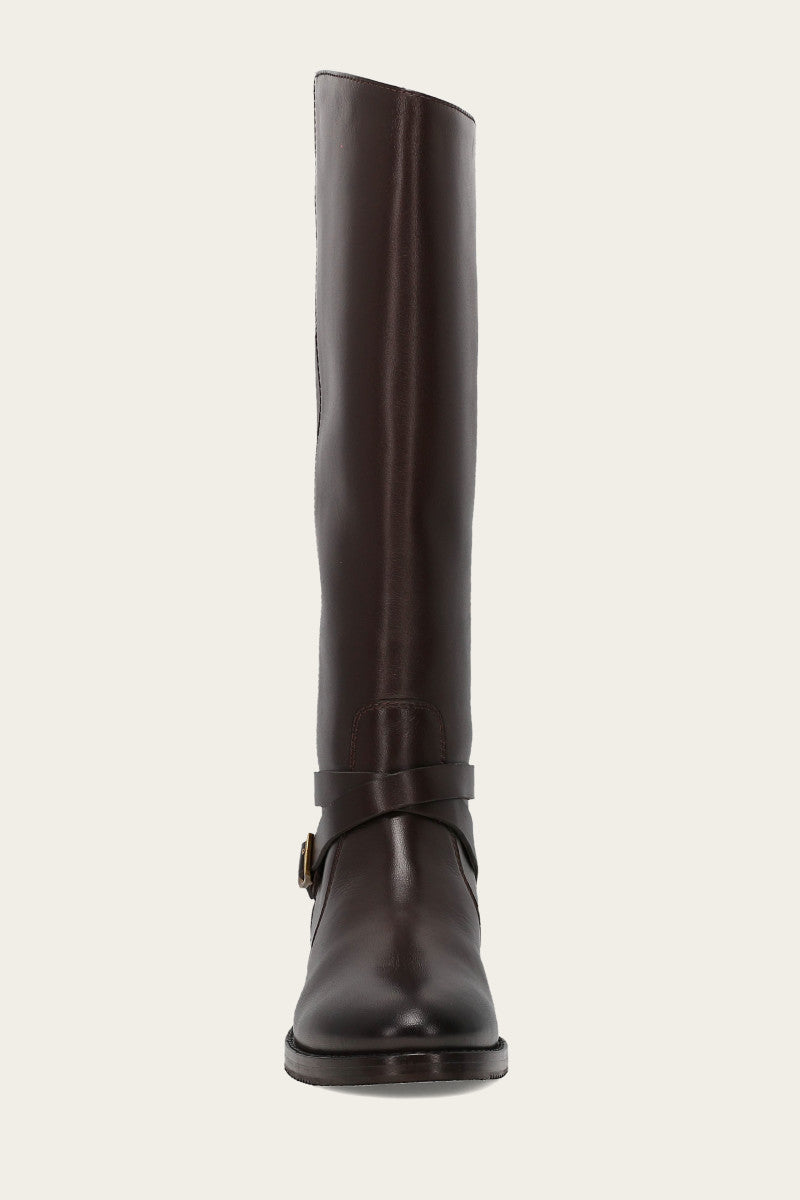 Melissa Belted Riding Wc - Dark Brown - Front