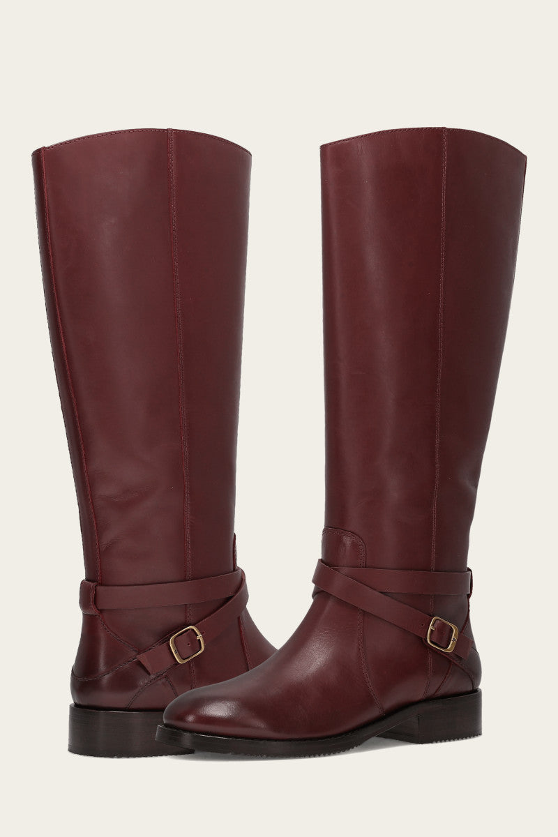 Melissa Belted Riding Wc - Merlot - Pair