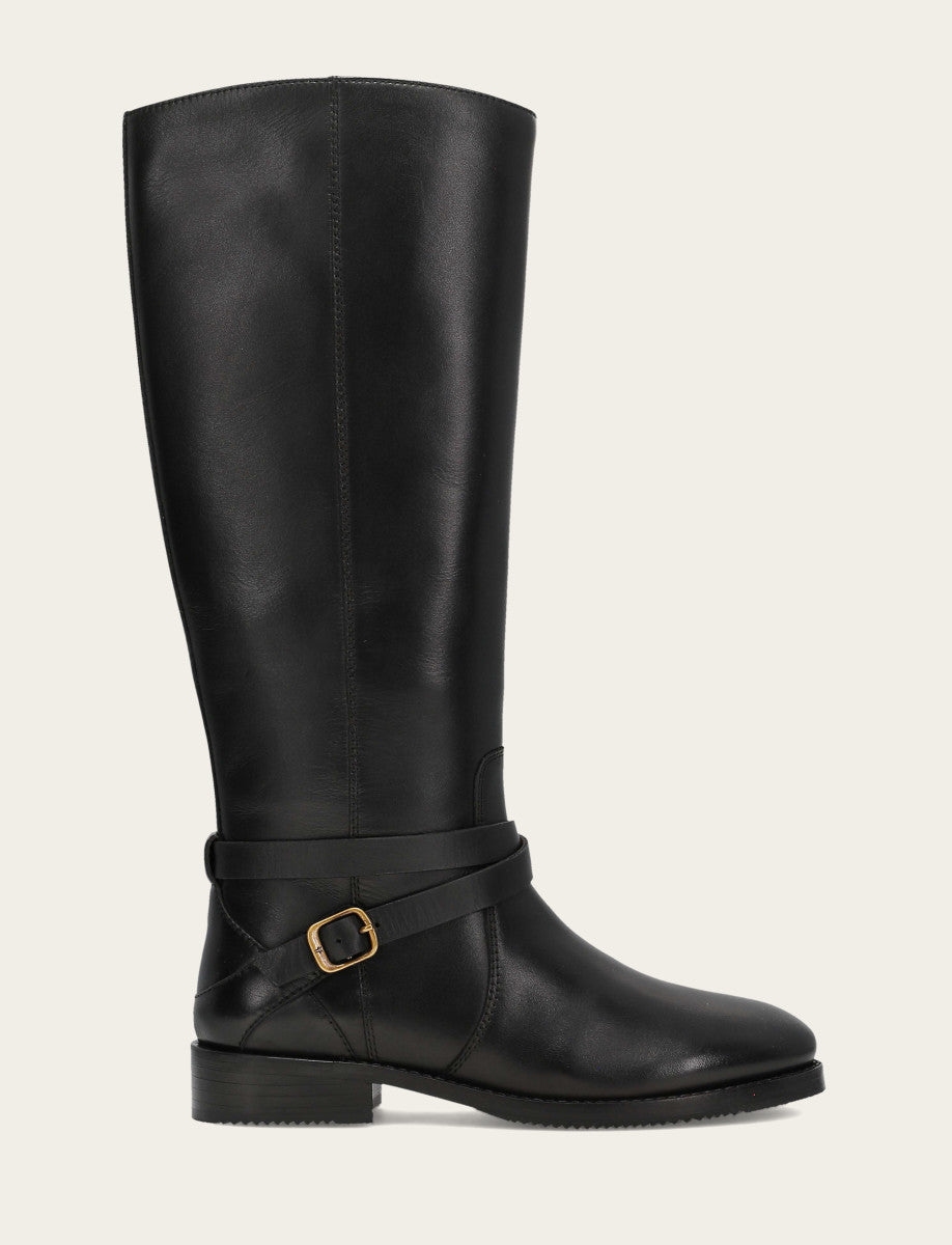 Melissa Belted Riding Wc - Black - Outside