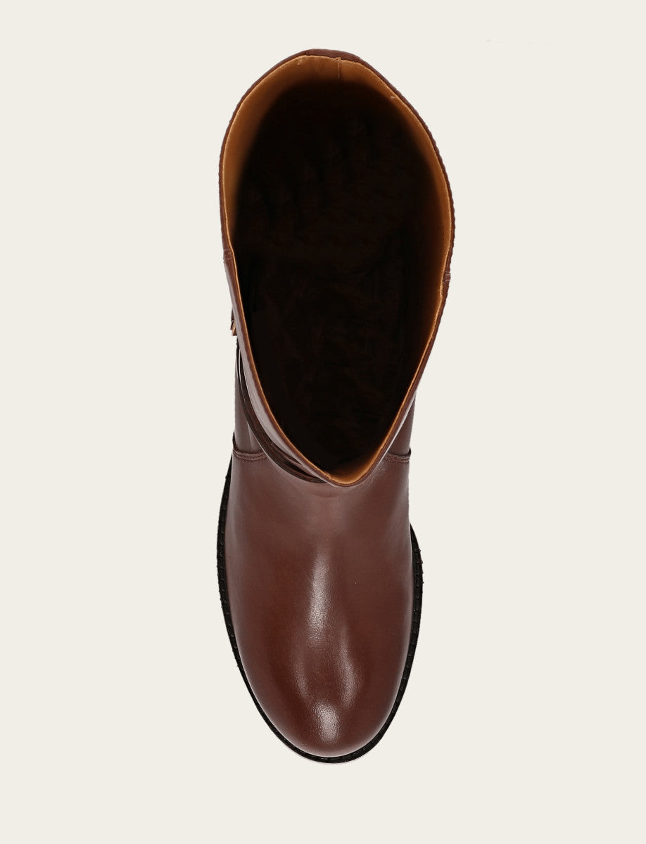 Melissa Belted Riding - Walnut - Top Down