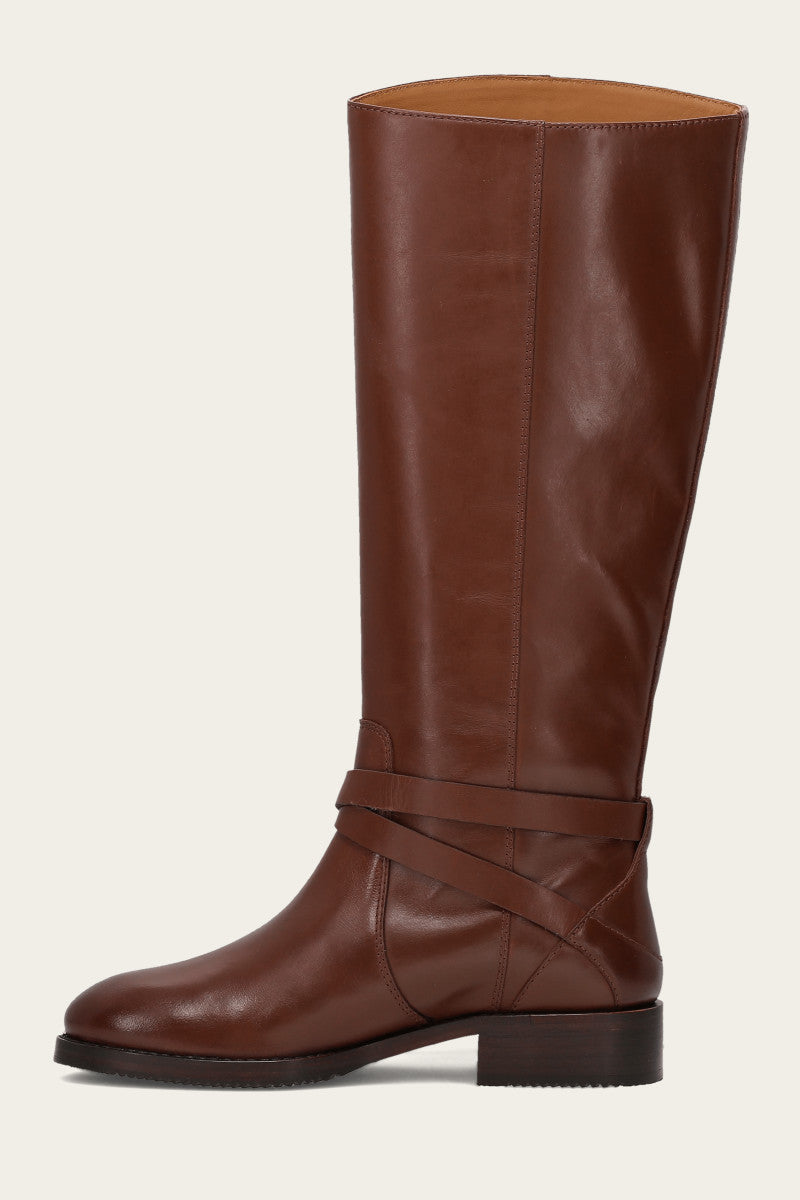 Melissa Belted Riding - Walnut - Inside