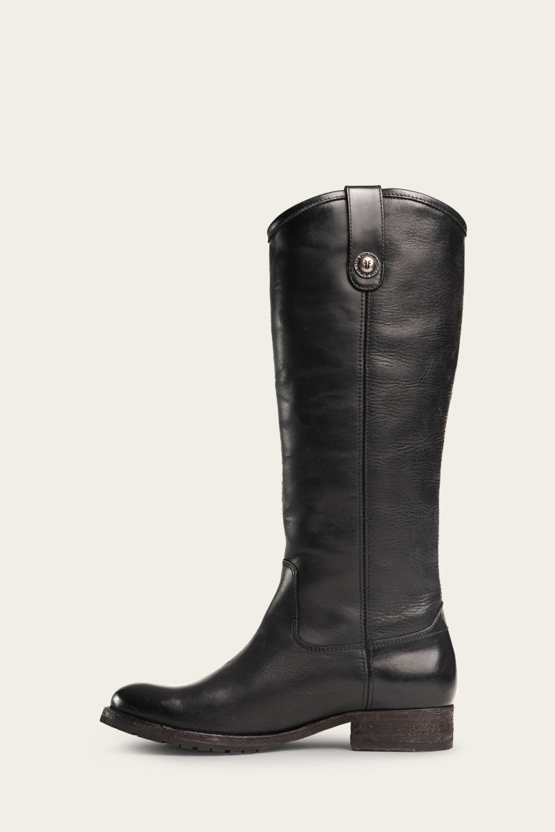 Melissa Button Lug Tall - Black - Inside