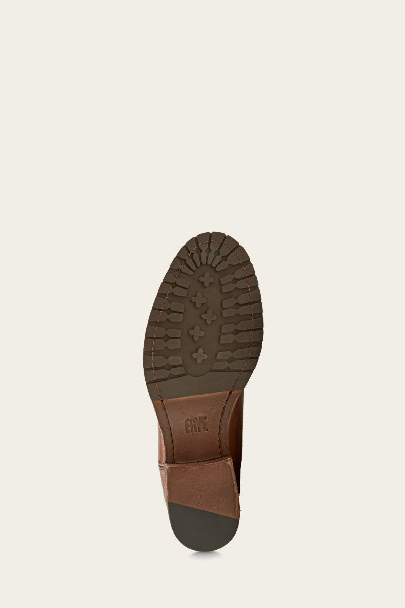 Melissa Button Lug Tall - Cognac - Sole
