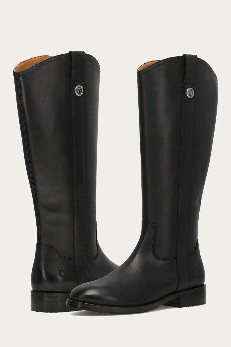 Melissa Button Tall Inside Zip Wc - Black - Pair